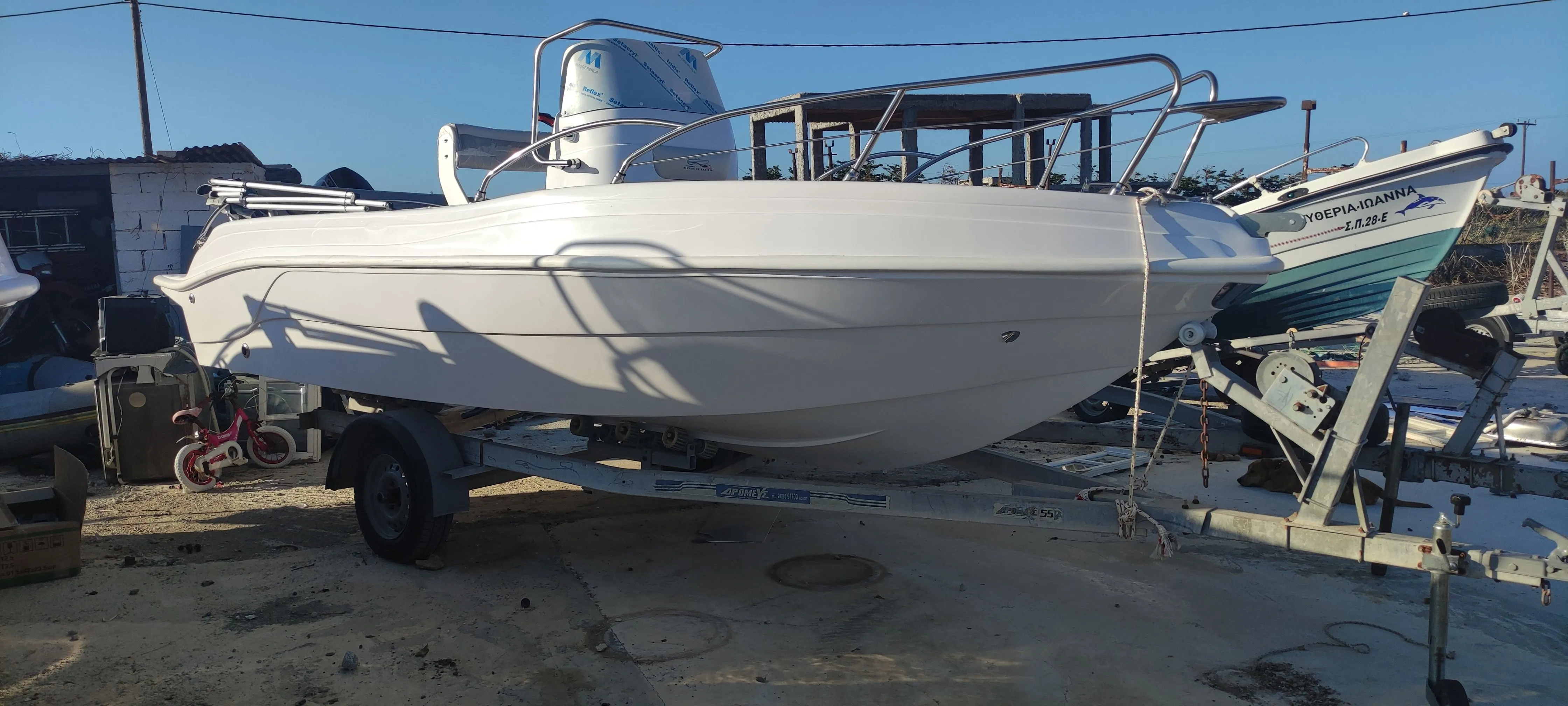 Explore Piso Livadi on a 5.9m Rental Boat