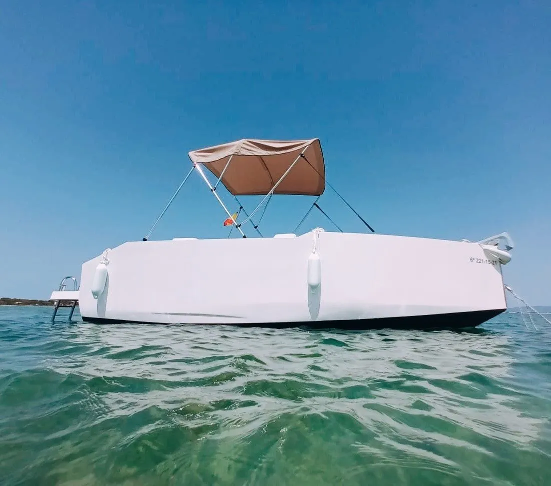 Explore La Savina on a 5m Rental Motor Boat