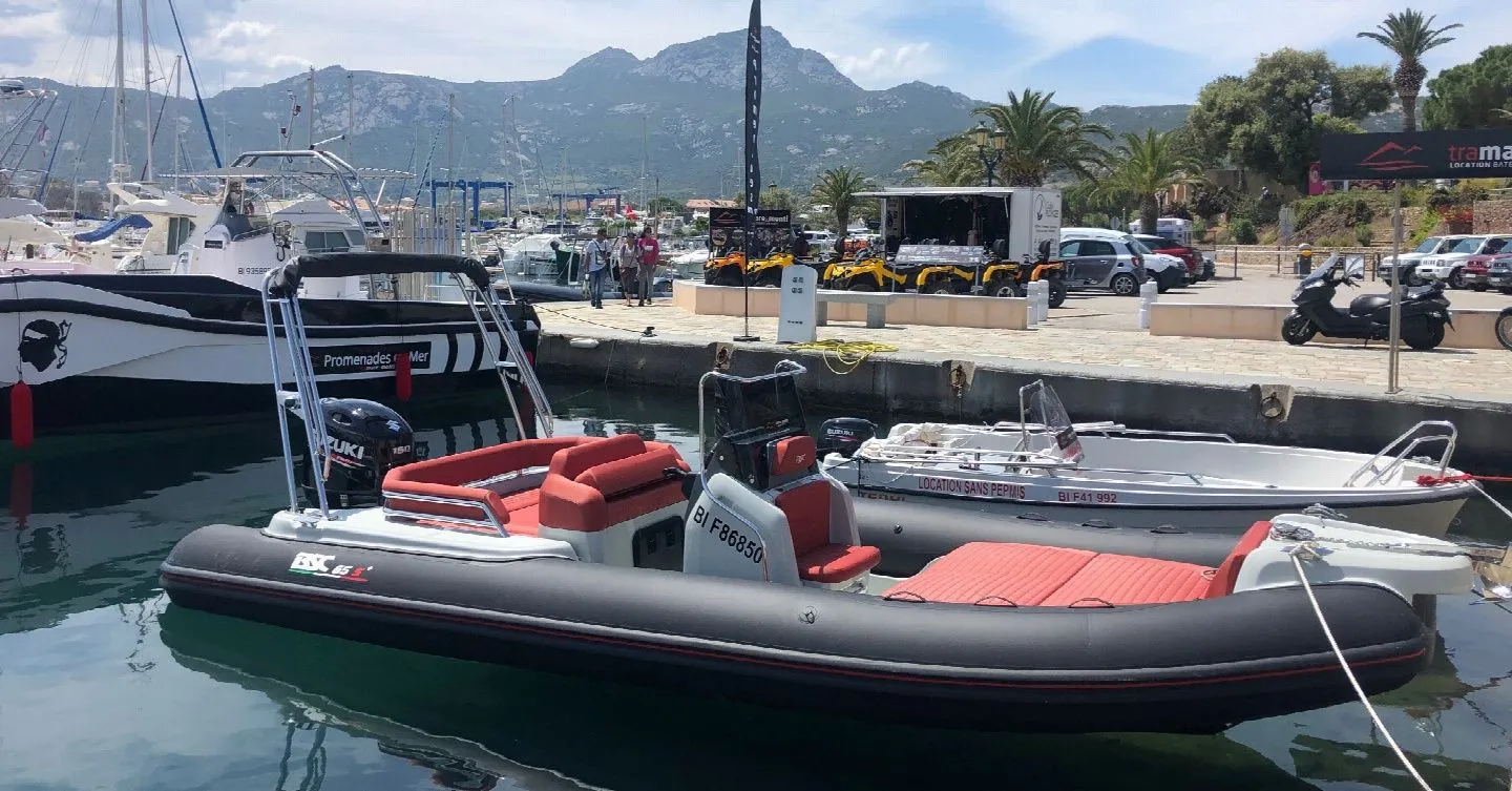 Explore Calvi on a 6m Rental Motor Boat