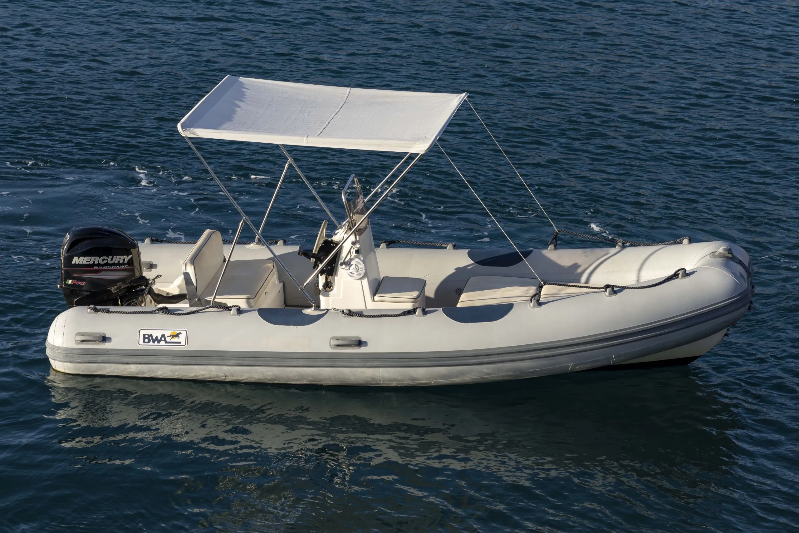 Explore Porto Ercole on a 5.5m Rental Motor Boat BWA 550