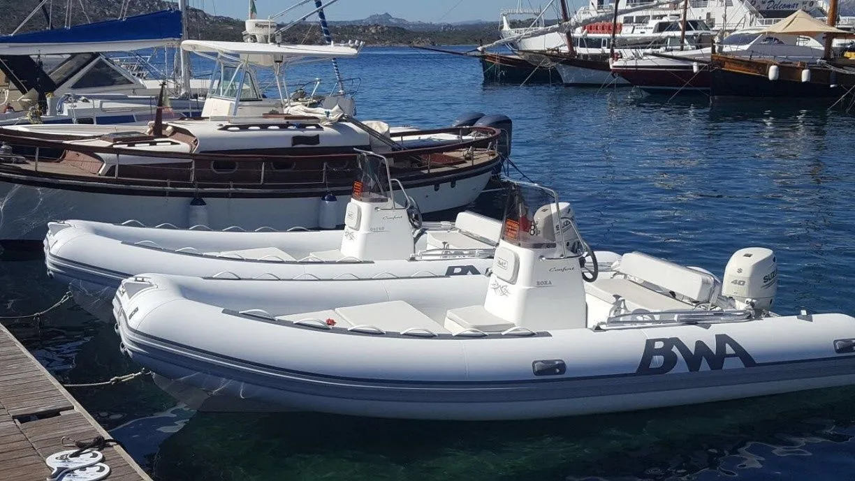 Explore La Maddalena on a 5.5m Rental Motor Boat BWA 550