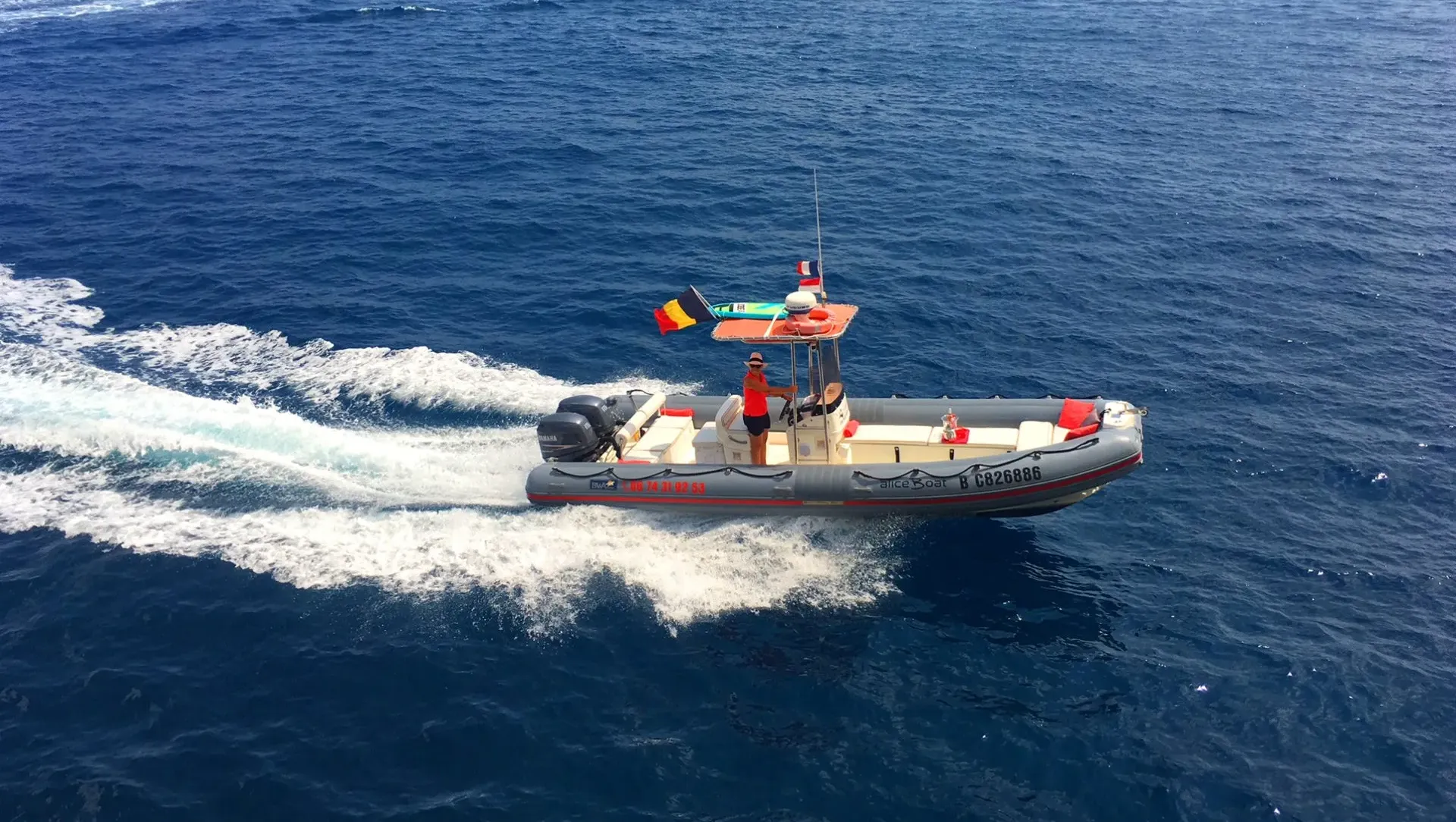 Explore Cap-d’Ail on a 7.5m Rental BWA 750