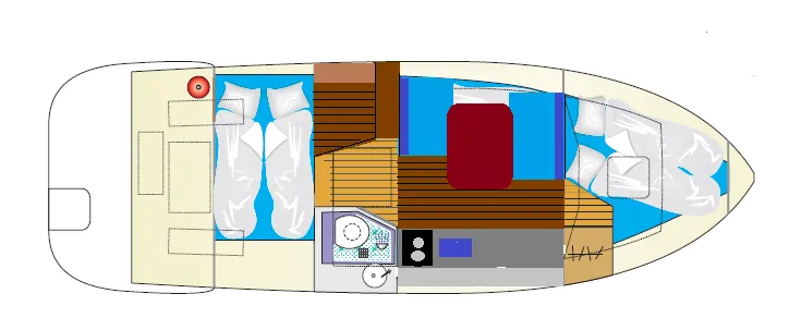 Piekna Gora Kiralık Calipso 750 7.5m Motoryat
