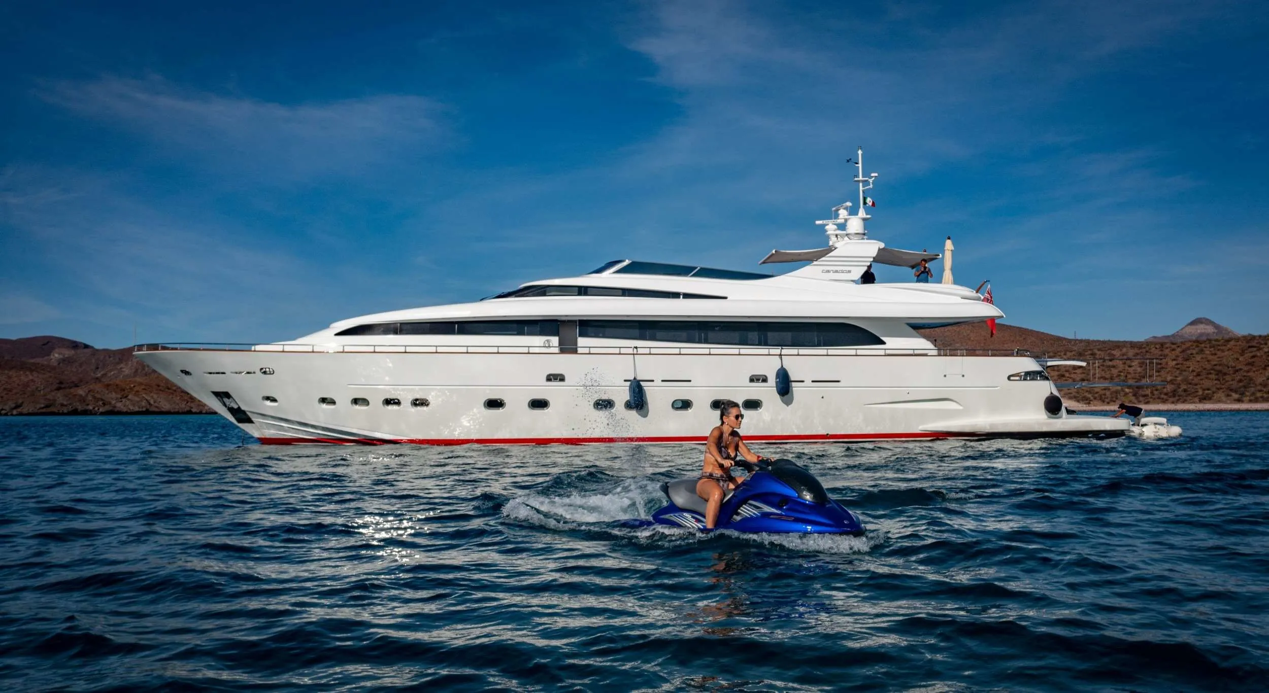 Rent a 35.35m Motor Yacht Canados 116 in La Paz