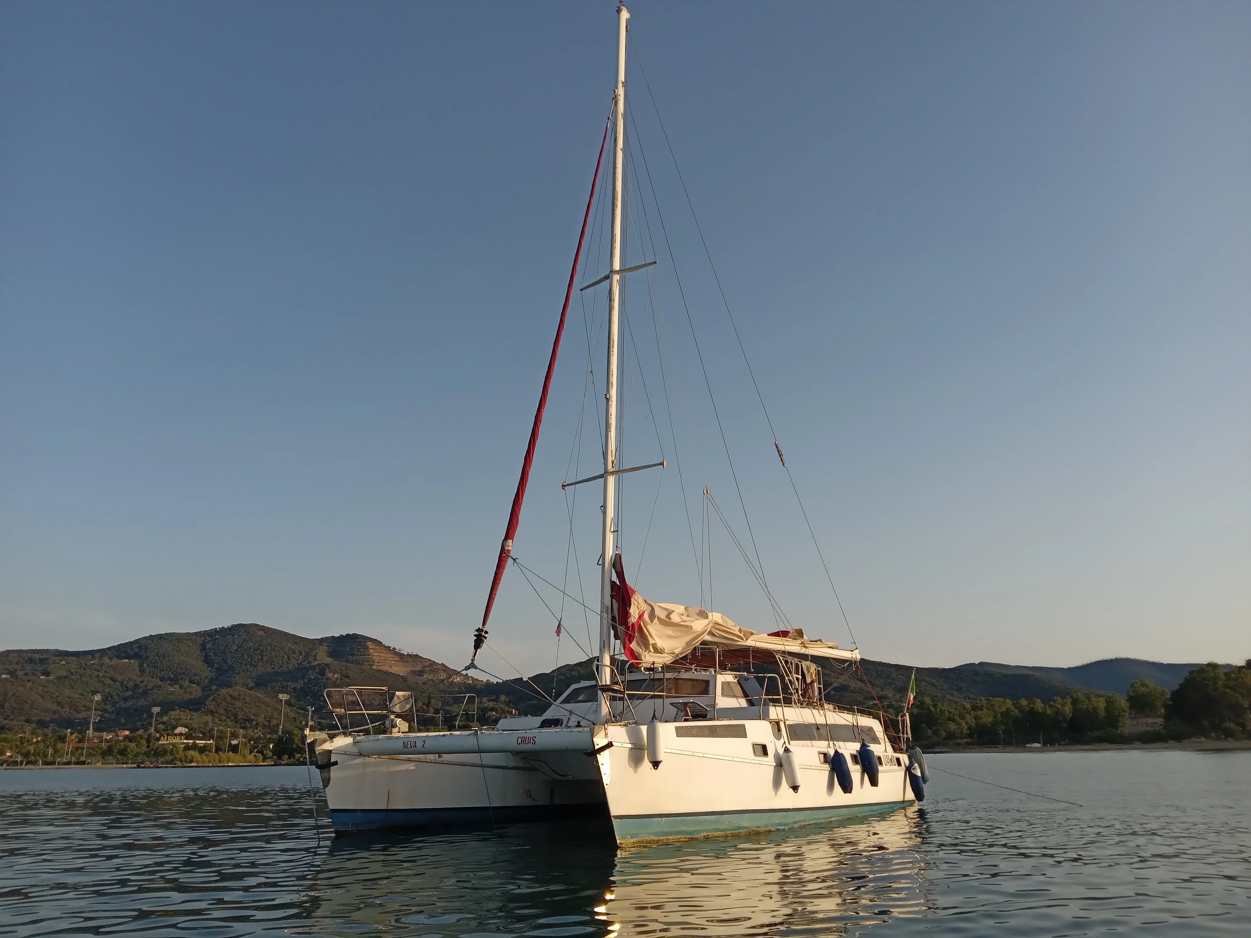 Explore Portoferraio on a 11m 3 Cabin Catamaran Rental