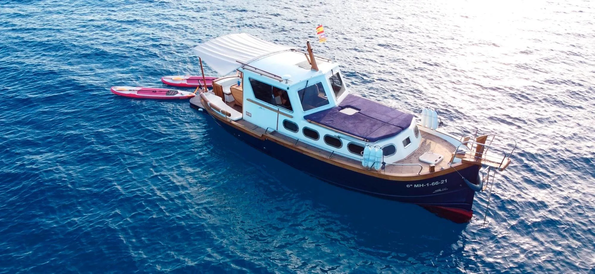 Explore Mahón on a 10.34m Rental Motor Yacht