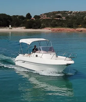 Explore Olbia on a 8.1m Rental Boat