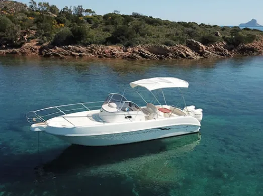 Explore Olbia on a 8.1m Rental Boat