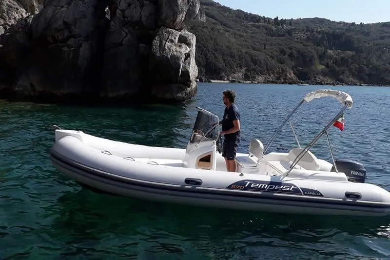 Explore Monte Argentario on a 5.7m Rental Motor Boat
