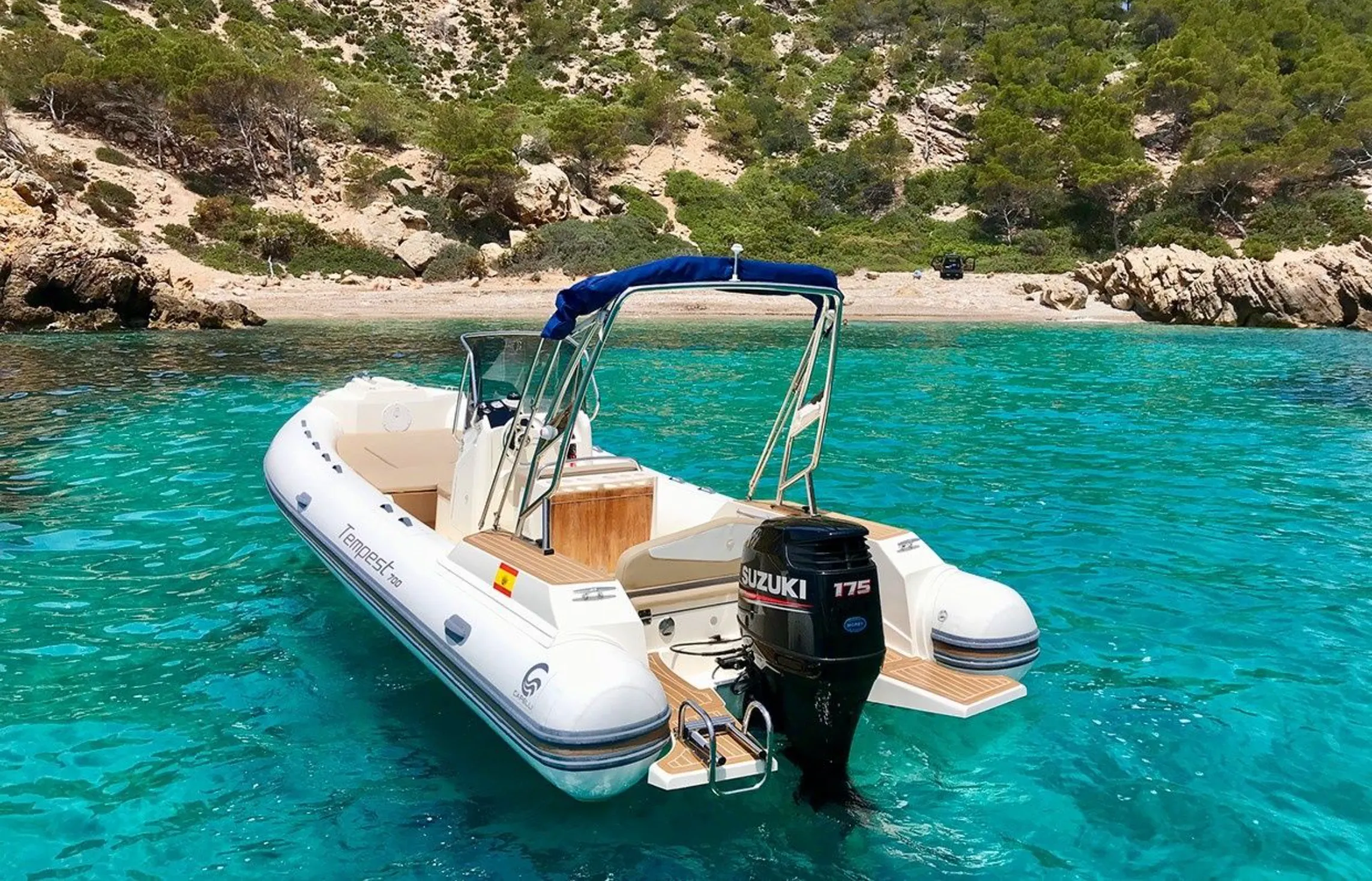 Rent a 7.15m Capelli Tempest 700 Motor Boat in Port d'Andratx