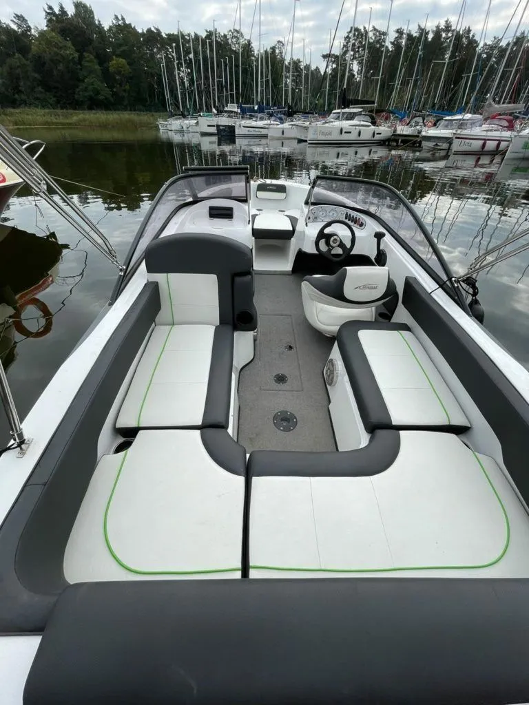Explore Bogaczewo on a 5.7m Rental Motor Boat Caravelle 19 Ebo