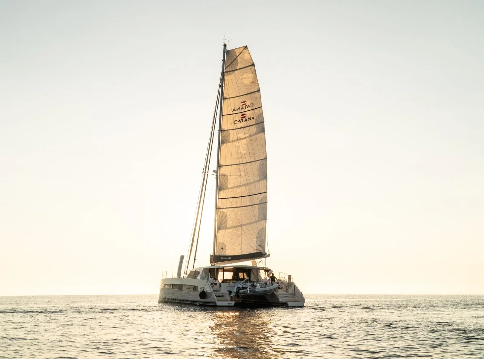Explore Mahón on a 16.15m Catana 53 Catamaran Rental