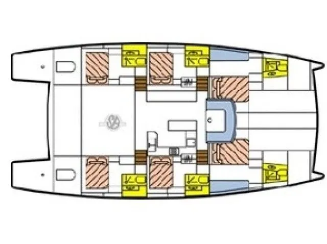 Explore Eden Island on a 17.26m Catlante 600 Catamaran Rental