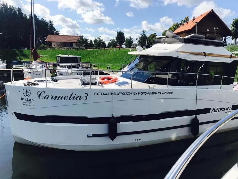 Rent a 11.4m House Boat in Bogaczewo
