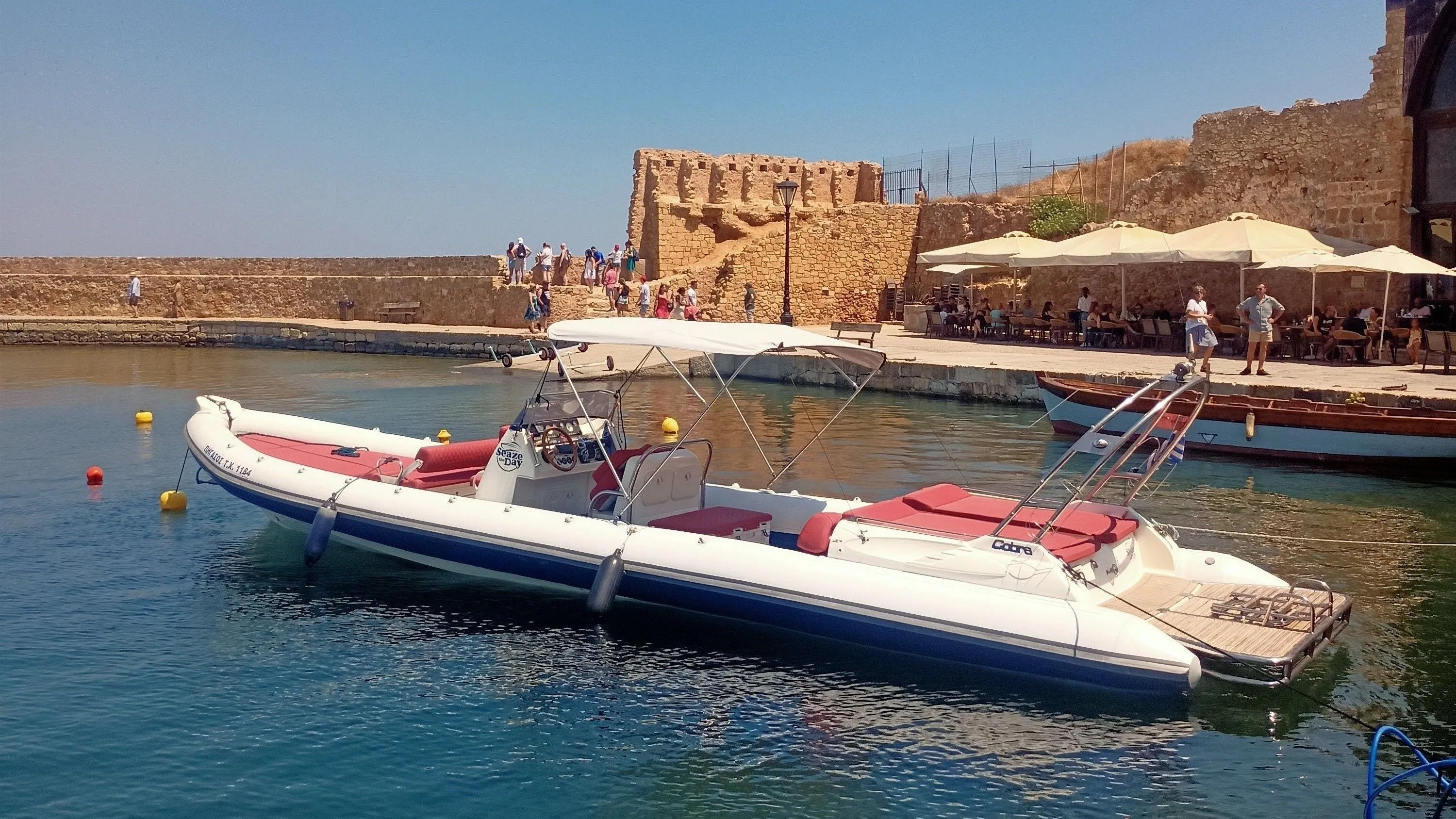 Charter a 10.6m Cobra RIB Boat Royal Motor Boat in Chania