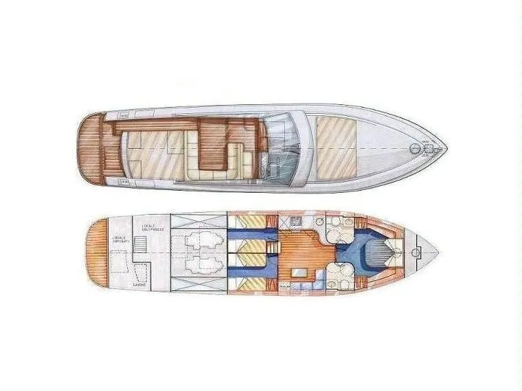 18m Terracina Motor Yacht Conam 58 Hire