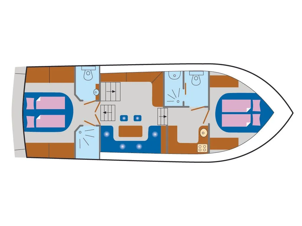 10.5m Malchow Motor Yacht Concordia 105 AC Hire