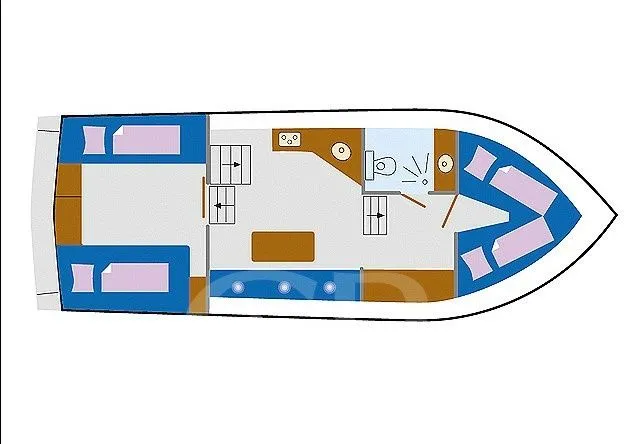 Explore Zehdenick on a 9.2m 2 Cabin Motor Yacht Rental