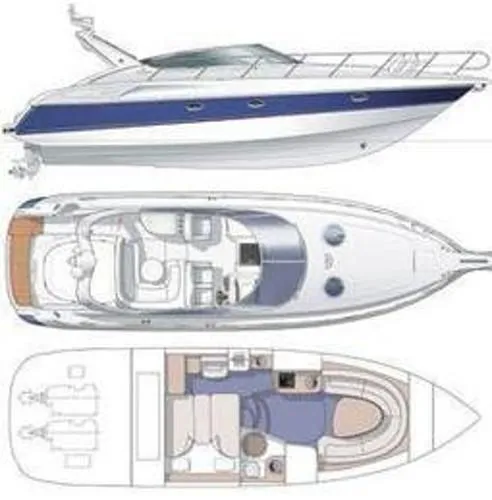 Explore Cala Jondal on a 11.9m Rental Motor Yacht Cranchi 39