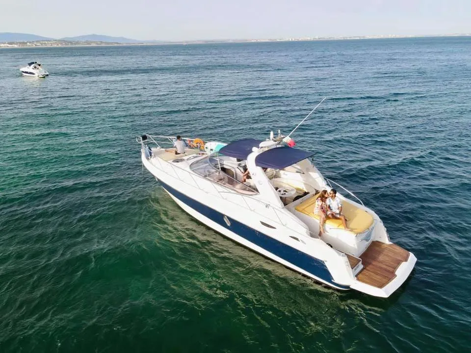 Explore Lagos on a 12.5m Cranchi 41 Motor Yacht Rental