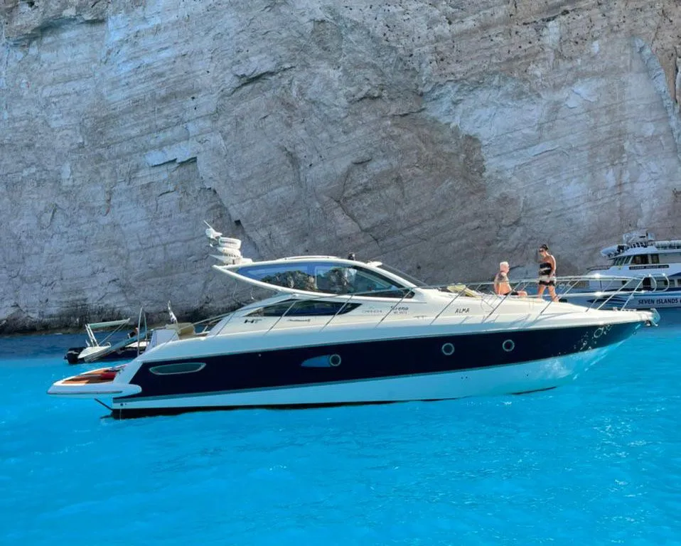 Explore Zakynthos Town on a 14m Rental Boat