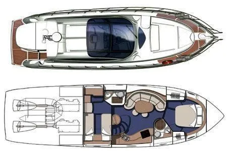 Charter a 14.45m 2 Cabin Motor Yacht in Amalfi