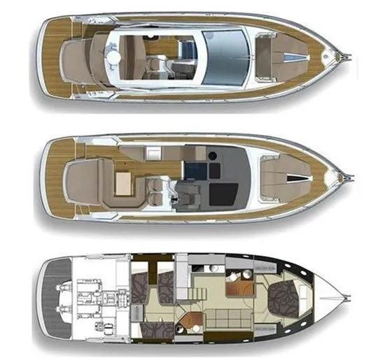 13.82m Palma de Mallorca 2 Cabin Motor Yacht Hire