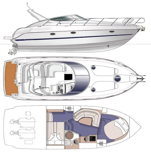 Explore Agios Nikolaos on a 11.3m Rental Motor Yacht