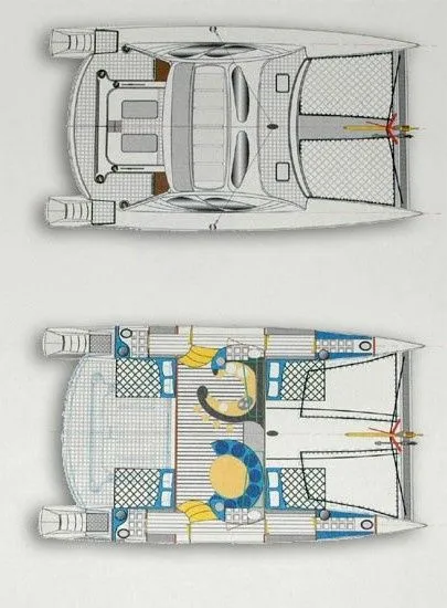Explore Nettuno on a 14m CTC 44 Catamaran Rental