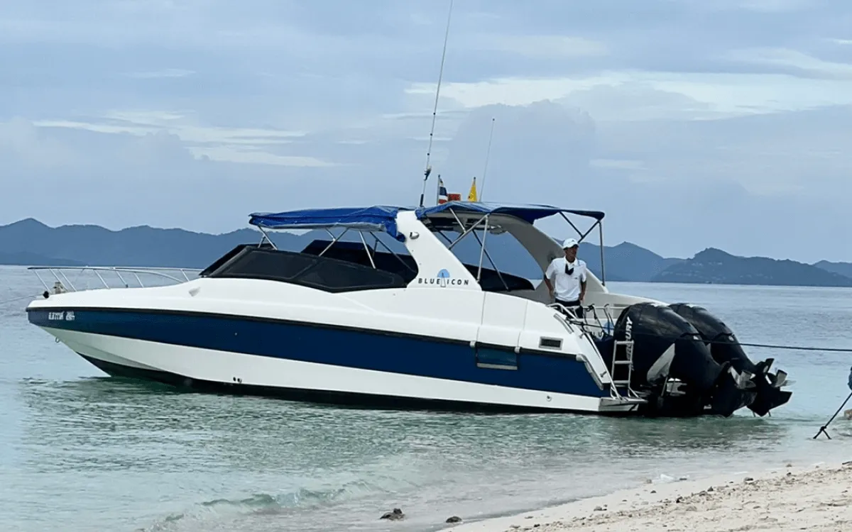 Explore Cape Panwa on a 11.88m Rental Motor Yacht