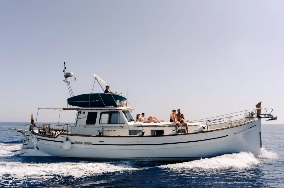 Explore Mahón on a 15m Rental Motor Yacht