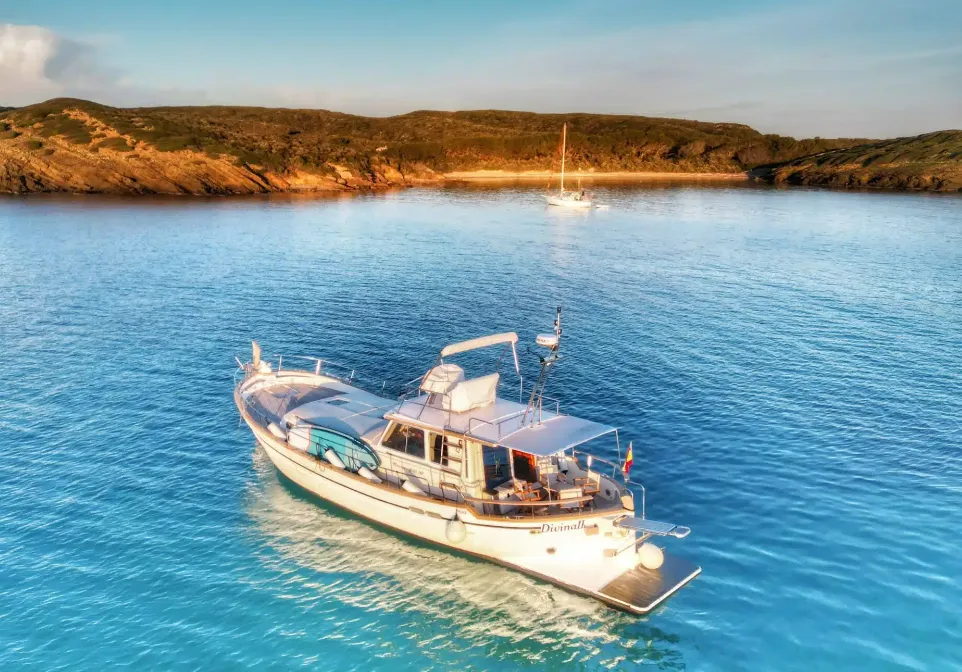 Explore Mahón on a 15m Rental Motor Yacht