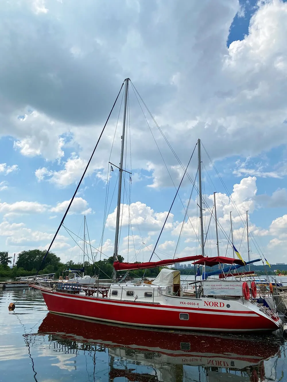 16m Kyiv 2 Cabin Sailing Yacht Hire