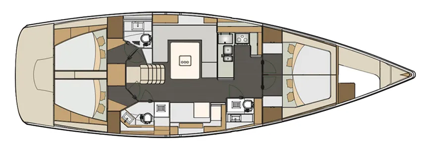 16.7m Mykonos City Sailing Yacht Hire