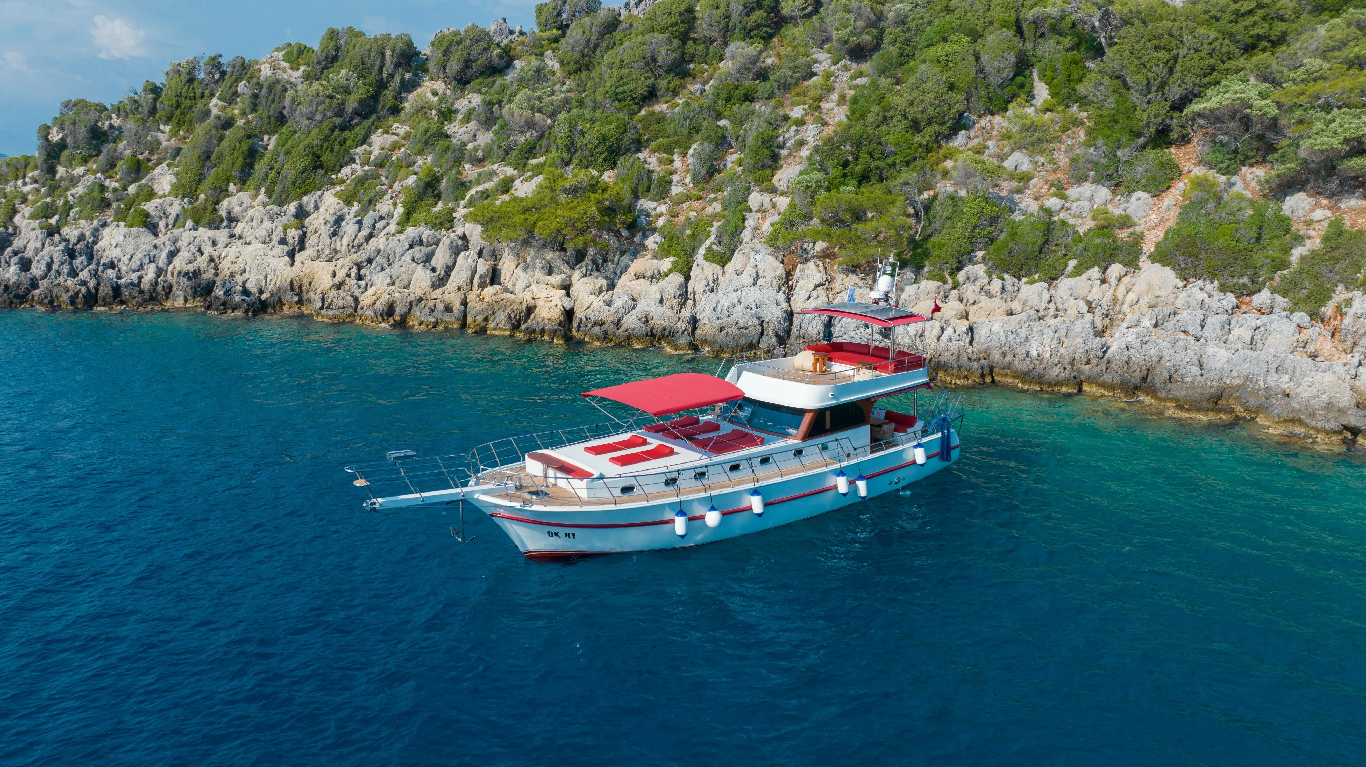 Explore Fethiye on a 18m Rental Boat
