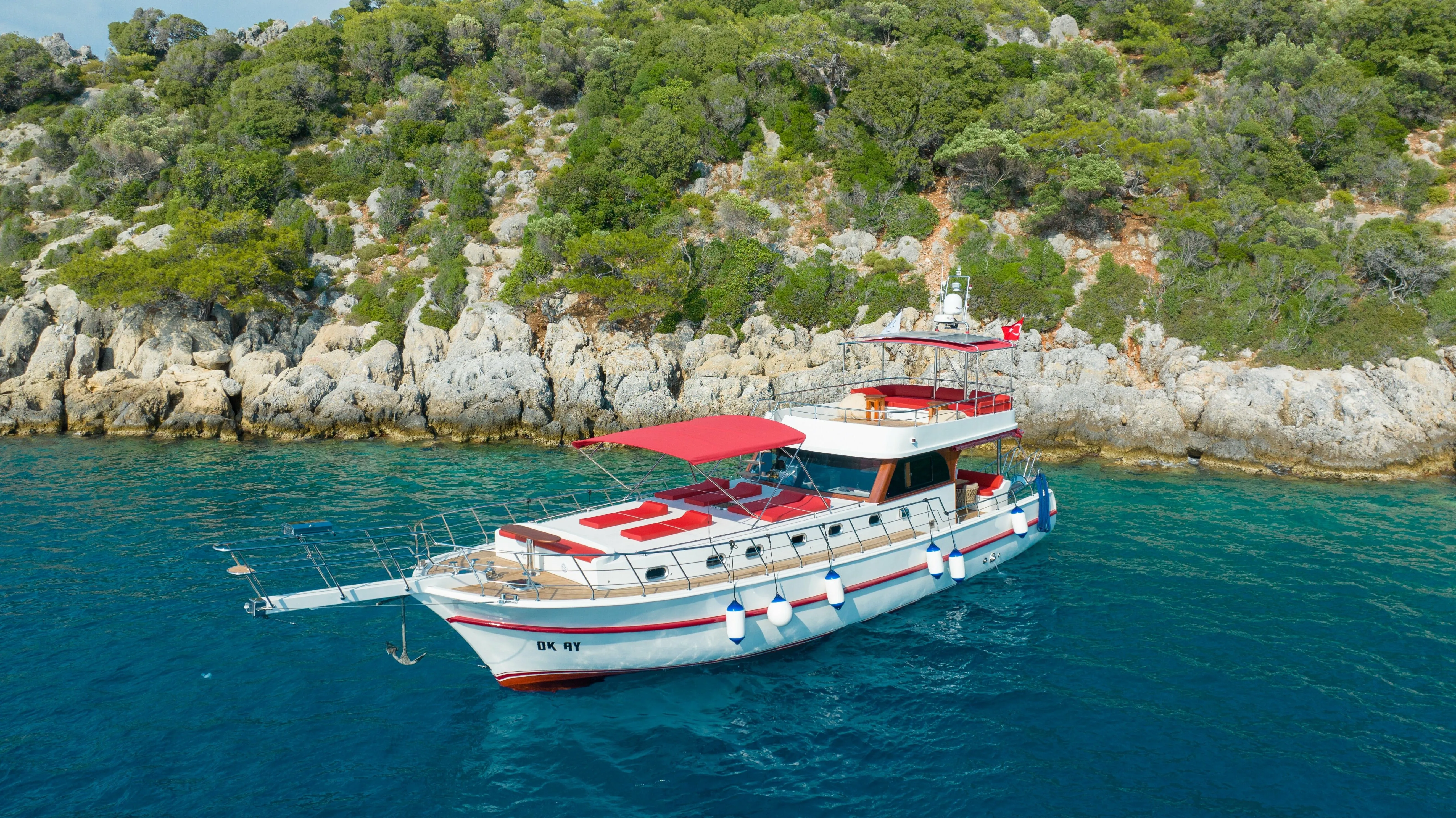 Explore Fethiye on a 18m Rental Boat