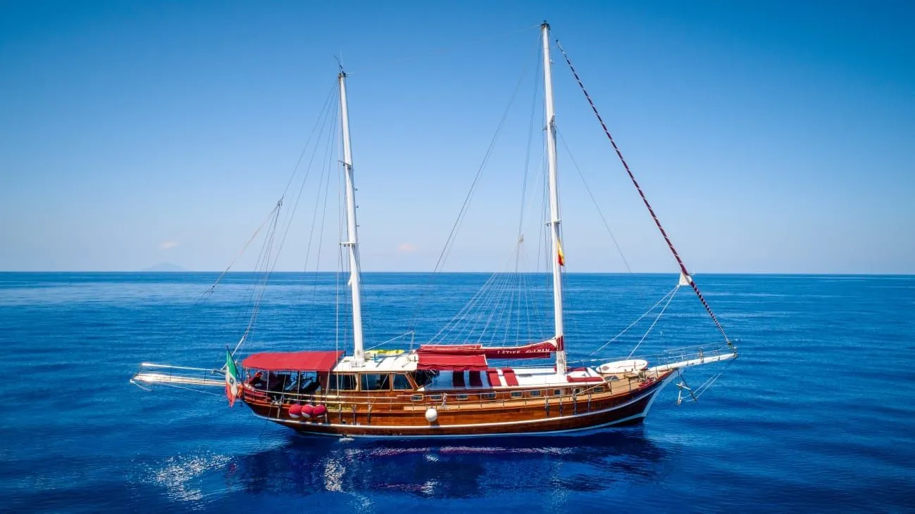 Charter a 24m 5 Cabin Gulet in Lipari
