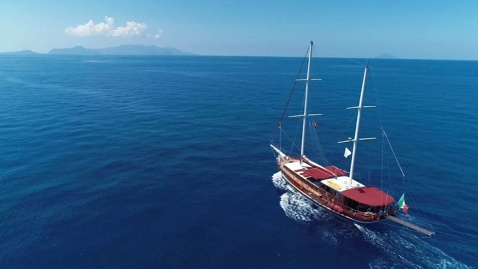 Charter a 24m 5 Cabin Gulet in Lipari