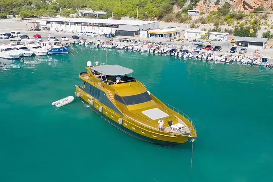 Rent a 29m Motor Yacht in Antalya