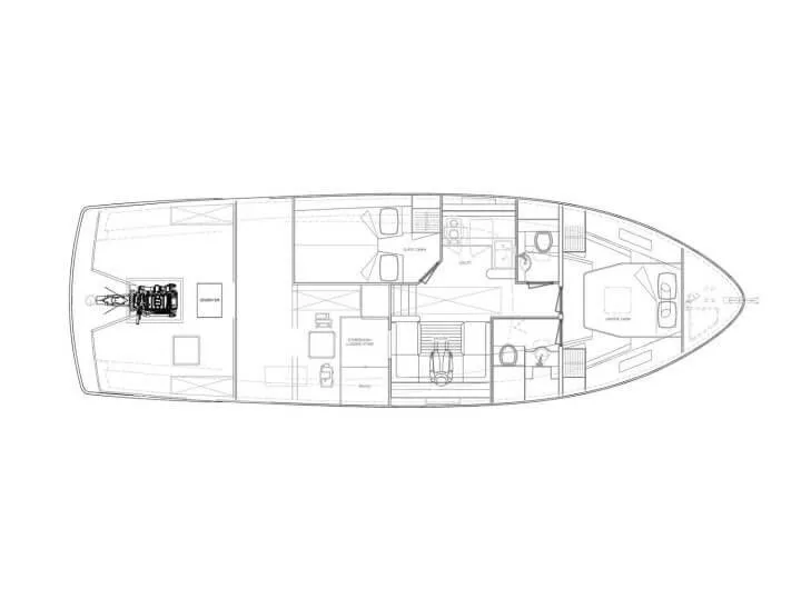 Explore Novigrad Istria on a 13.81m 2 Cabin Motor Yacht Rental