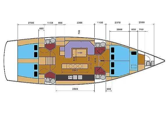 Чартер Aurora Blu - 2