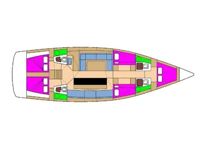 Rent a 16.6m D and D Kufner 54 Sailing Yacht in Punat
