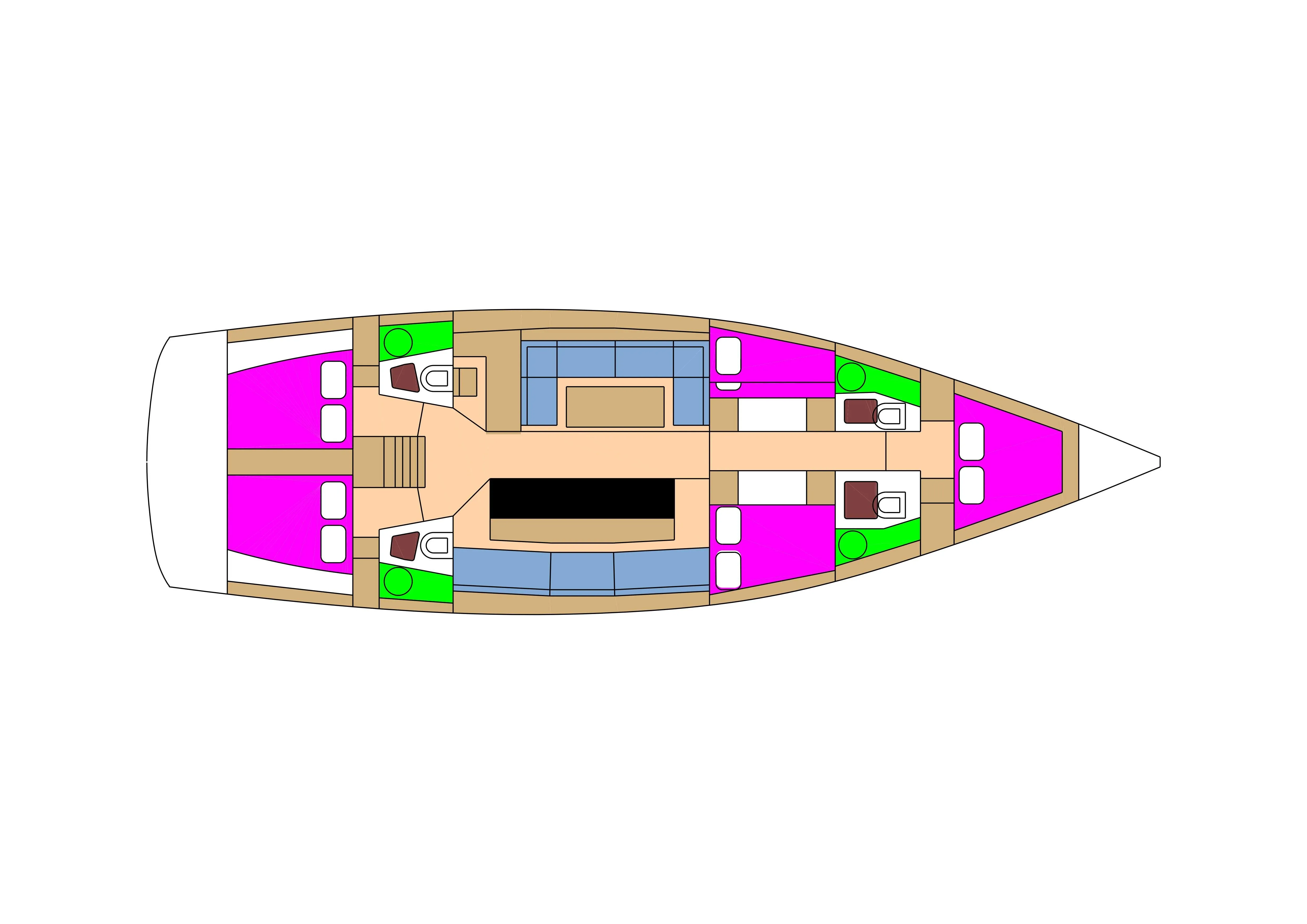 16.75m Marina Sailing Yacht Hire