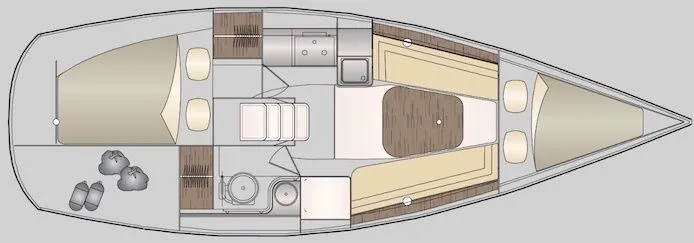 Rent a 8.75m Dehler 29 Sailing Yacht in Andijk