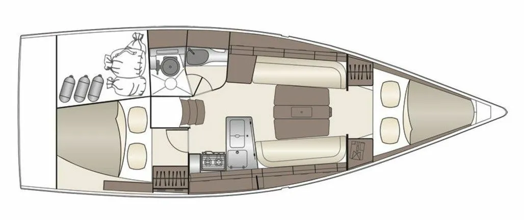 Mola 24 Flensburg Charter Boat - 2