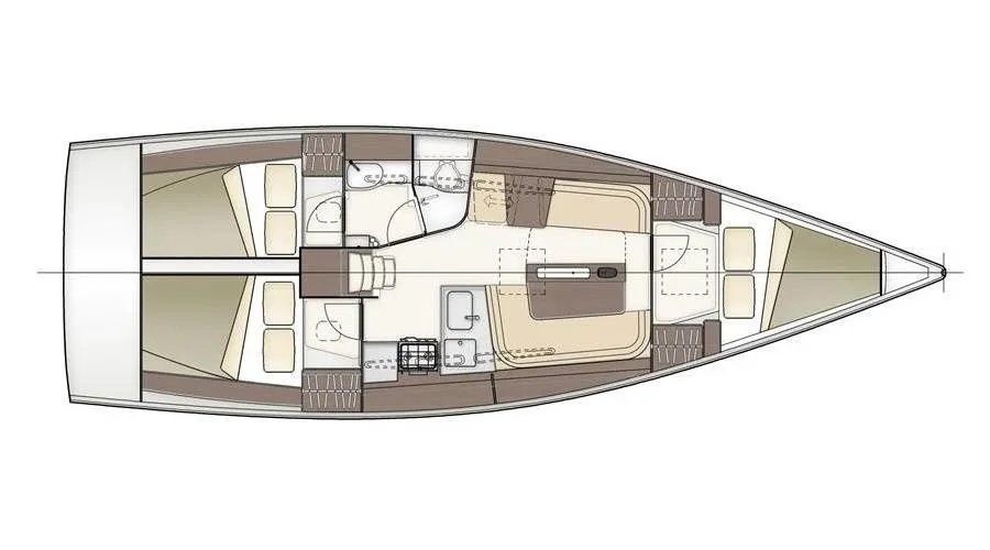 Rent a 11.3m Sailing Yacht Dehler 38 in Andijk