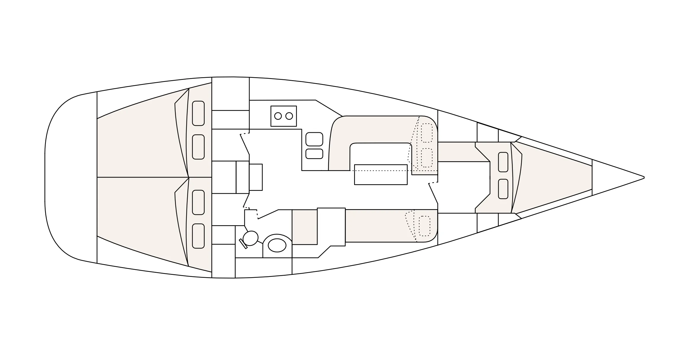 11.8m Southampton 3 Cabin Sailing Yacht Hire
