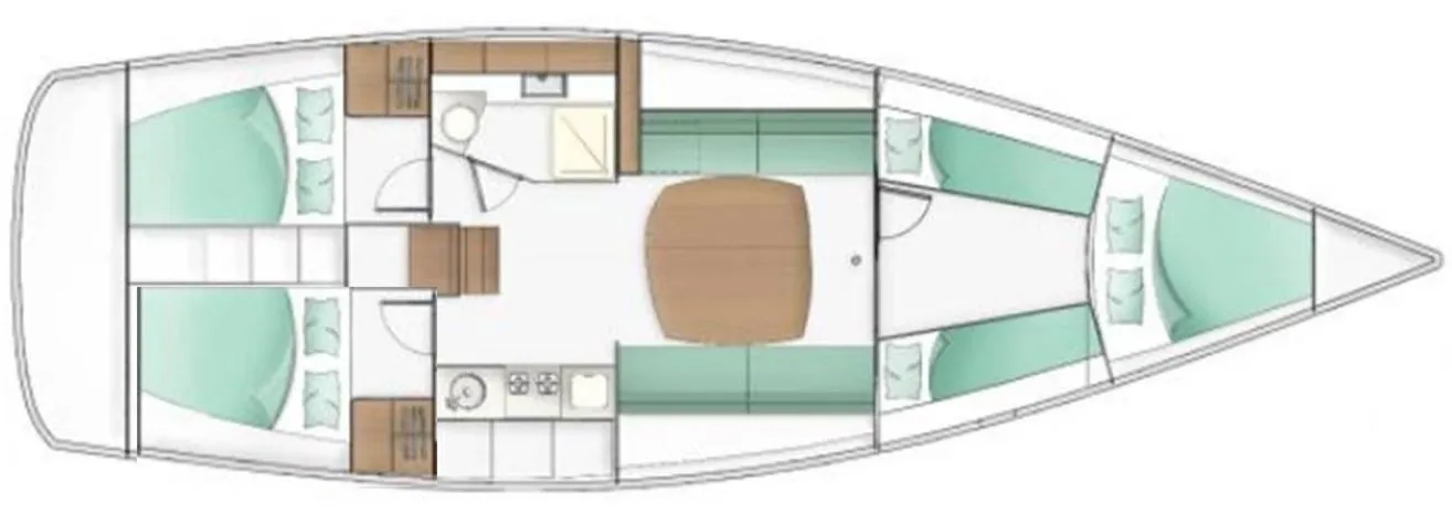 Explore Damp on a 13.33m Dehler Varianta 44 Sailing Yacht Rental