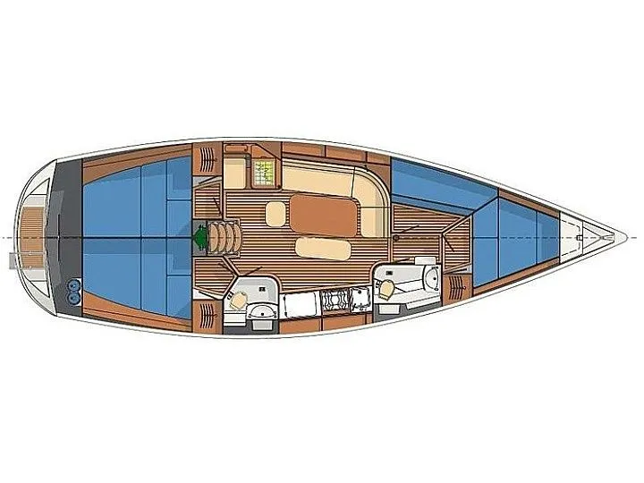 11.95m Altefähr Delphia 40 Sailing Yacht Hire