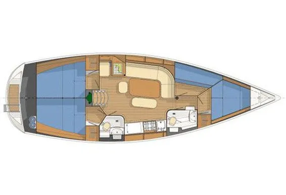 12.35m Makkum Delphia 40.3 Sailing Yacht Hire